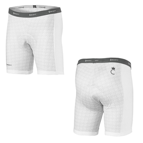 Damskie spodenki SCOTT Underwear Plus white / pink ROWER ODZIEŻ