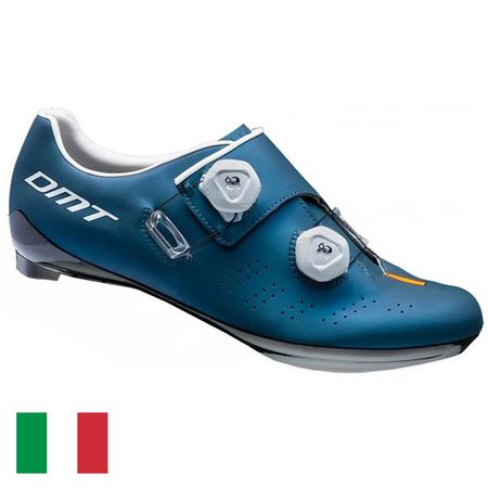 Buty rowerowe szosowe DMT D1 2 x BOA CARBON petrol blue / white / orange