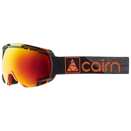 CAIRN Mercury SPX3000 IUM mat black / fire black | ski / snowboard goggle | Sunny Weather | Gold Lens Cat. 3