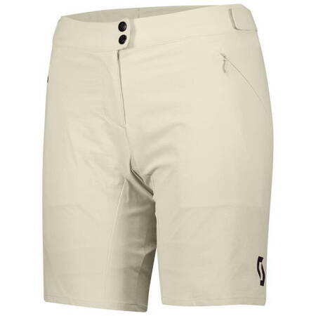 Damskie szorty / spodenki rowerowe SCOTT Shorts W's Endurance ls/fit w/pad + wewnętrzne spodenki z wkładką | MTB / ENDURO / GRAVEL | soft yellow