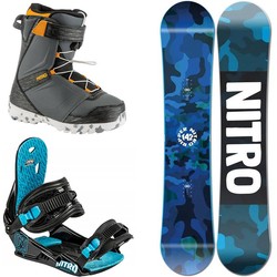 Junior SET NITRO: snowboard Ripper Youth 2021 + Mini Charger S + Droid QLS |
