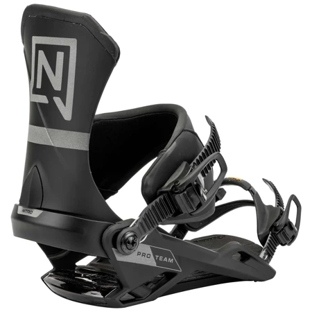 NITRO Team PRO 2025 | snowboard bindings | VIBRAM | ultra black | LEVEL UP LIKE THE PROS