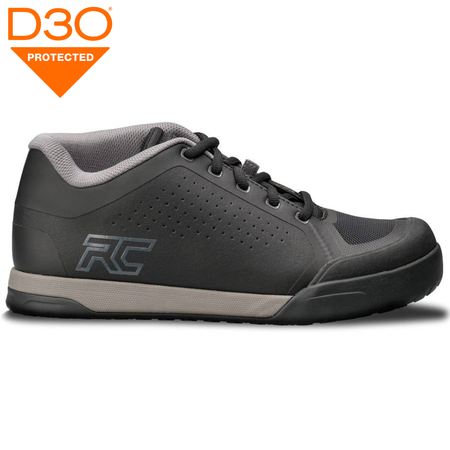 RIDE CONCEPTS Powerline | bike shoes | D3O | Rubber Kinetics DST 4.0 | MTB / ENDURO / DIRT / DH | FLAT | black / charcoal