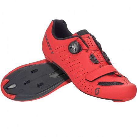 SCOTT Road Comp BOA Cycling Shoes | matt red / black