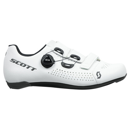 SCOTT Road Team BOA Cycling Shoes | white / black