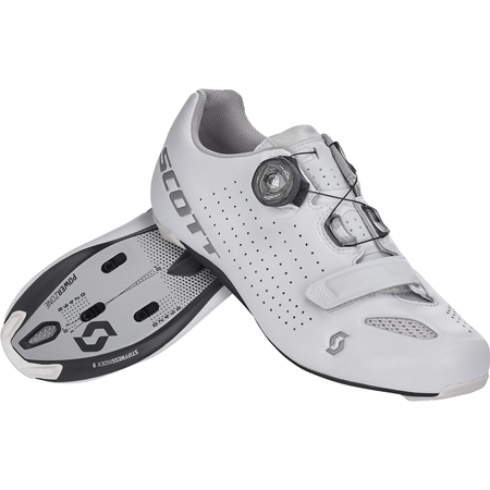 SCOTT Road Vertec BOA Women's Cycling Shoes | CARBON | white / silver