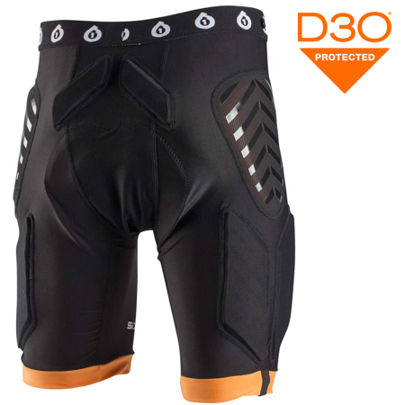 SIXSIXONE 661 EVO Compression Shorts with Chamois D3O | MTB / EDURO | black