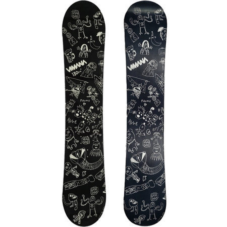 VIMANA The Vufo Mini PRO kid's snowboard | ROCKER | black