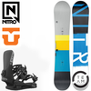 SET ALLMOUNTAIN / FREESTYLE / POWDER | 2022 & 2023: snowboard NITRO Team GULLWING snowboard + UNION STR bindigns black