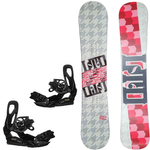 SET: LTD MFG mellow CAMBER 141cm RAGE / SP RX540 r. S/M | snowboard + bindings