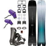 SET NITRO 2023: splitboard & skins / NITRO Squash & Vertical by KOHLA + bindings x SPARK Vertical ST + puck IBEX | 159cm