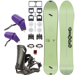 SET NITRO 2024: splitboard & skins / NITRO Slash 3D & Vertical by KOHLA + xSPARK Vertical bindings + IBEX pucks | 156cm + M