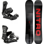 SET NITRO 2025: Team PRO + Team ULTRA BLACK | snowboard + bindings