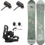 WOMEN'S SET 2023 : NITRO Volta & Peak by KOHLA + UNION Explorer | splitboard & skins + bindings | 145cm