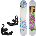 WOMEN'S SET: 5150 Cypress ROCKER snowboard 140cm +  RAGE / SP RX540 size S/M bindings