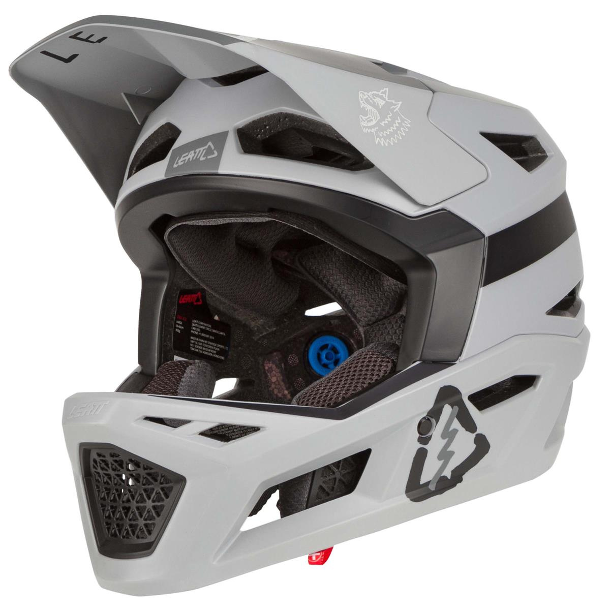 Bicycle helmet LEATT DBX 4.0 V19.2 Super Ventileted ENDURO full face steel od 850g