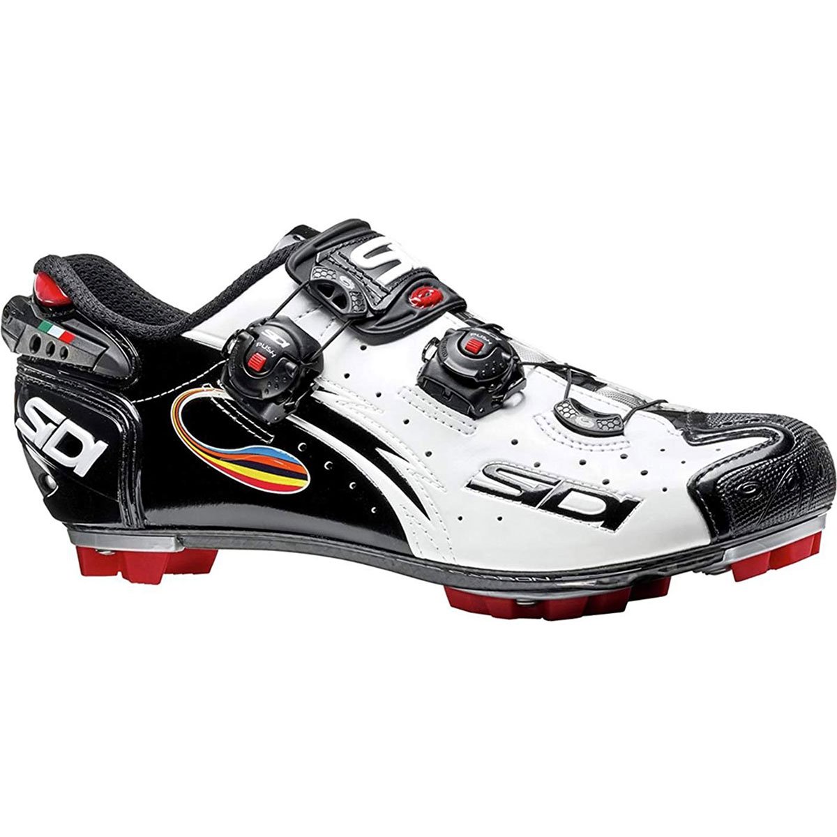 Buty rowerowe SIDI Drako SRS MTB CARBON VERNICE white / black | SUMMER ...