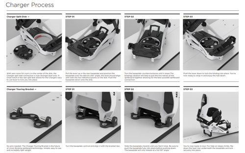  UNION Charger PRO 2025 | splitboard bindings | CARBON | PINLESS | blue