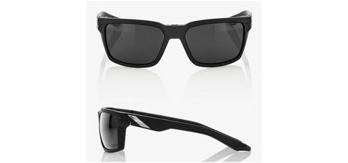 100% Daze Soft Tact Black / smoke lens | sunglasses | LT 12% | SPORT / LIFESTYLE