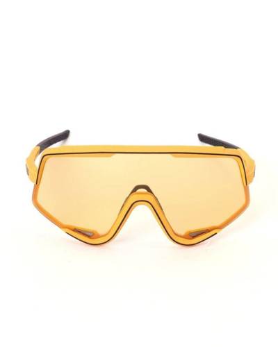 100% Glendale Soft Tact Mustard Bike Glasses | YELLOW lens LT 68% + BASE GREY lens 15% | 2 LENSES