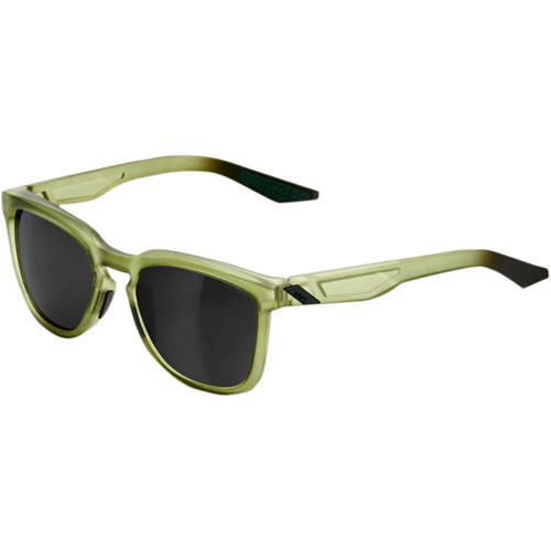 100% Hudson | sunglasses | Matte Translucent Olive State / black MIRROR lens | LT 11% | SPORT / LIFESTYLE