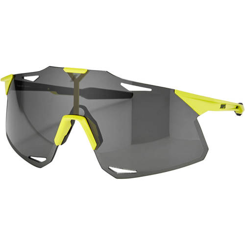 100% HyperCraft | sunglasses| Matte Banana Bike | SMOKE lens  LT 12% + CLEAR lens LT 93%|  2 LENSES