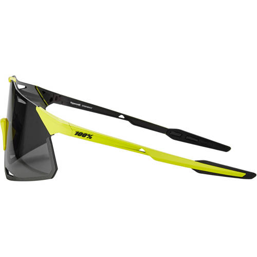 100% HyperCraft | sunglasses| Matte Banana Bike | SMOKE lens  LT 12% + CLEAR lens LT 93%|  2 LENSES