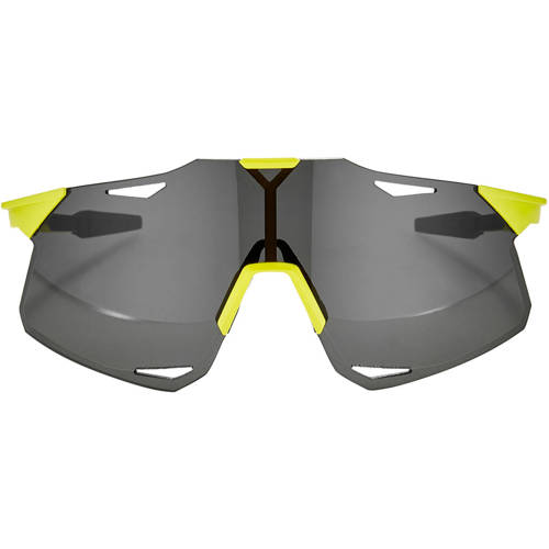 100% HyperCraft | sunglasses| Matte Banana Bike | SMOKE lens  LT 12% + CLEAR lens LT 93%|  2 LENSES