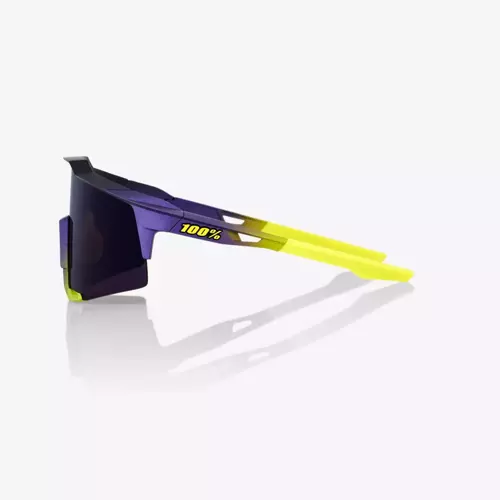 100% SpeedCraft | cycling sunglasses | Glasses Matte Metallic Digital Brights | DARK PURPLE lens LT 12% + CLEAR lens LT 93% | 2 LENSES