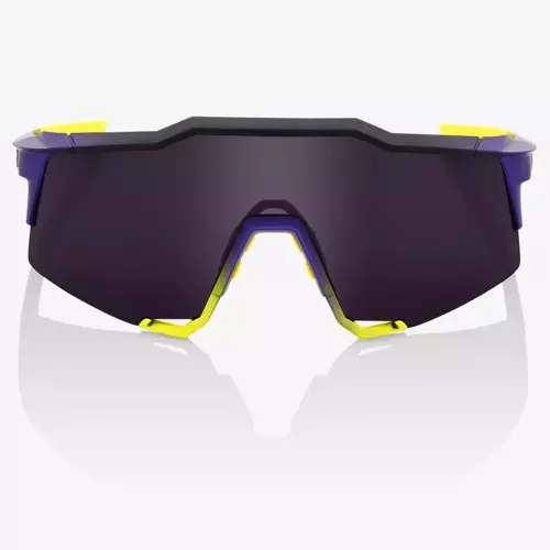 100% SpeedCraft | cycling sunglasses | Glasses Matte Metallic Digital Brights | DARK PURPLE lens LT 12% + CLEAR lens LT 93% | 2 LENSES