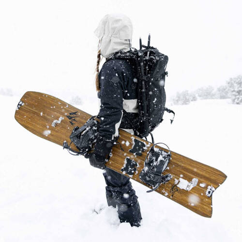 2025 | splitboard + skins / JONES Hovercraft 3D 2.0 + POMOCA Pre-Cut Nomad | THE EVOLVED BACKCOUNTRY RACER!