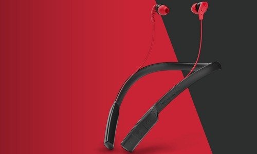 Bezprzewodowe słuchawki (do 9h) z mikrofonem SKULLCANDY Method BT Sport S2CDW-K605 Wireless BLUETOOTH black / red