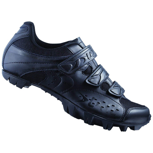 Buty rowerowe LAKE MX160 MTB Action LEATHER (SKÓRA!) black / black