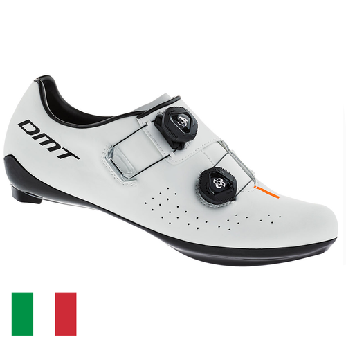 Buty rowerowe szosowe DMT D1 2 x BOA CARBON white / black / orange