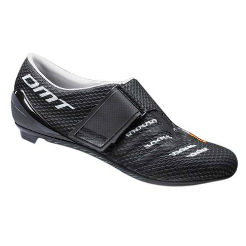 Buty rowerowe triathlonowe szosowe DMT DT1 215g black / white / orange | LIKWIDACJA