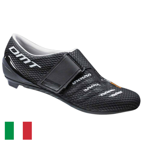 Buty rowerowe triathlonowe szosowe DMT DT1 215g black / white / orange | LIKWIDACJA