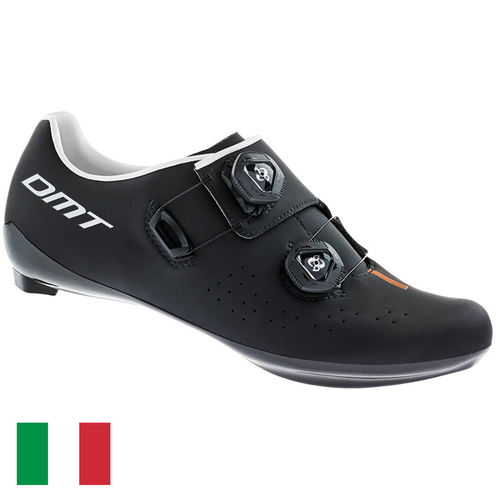 DMT D1 | cycling road shoes | 2 x BOA | CARBON | black / white / orange