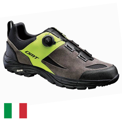 DMT DFR1 | bike shoes | BOA | VIBRAM | MTB | SPD | grey / lime / black