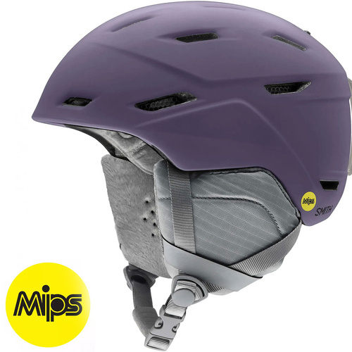 Damski kask narty / snowboard SMITH Mirage MIPS ® | KOROYD ® | matte violet | UWAGA