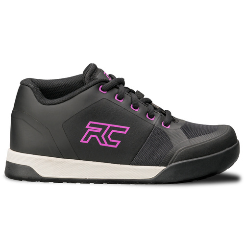 Damskie buty grawitacyjne rowerowe RIDE CONCEPTS Skyline | D3O | Rubber Kinetics DST 4.0 | MTB / ENDURO / DIRT / DH | FLAT | black / purple