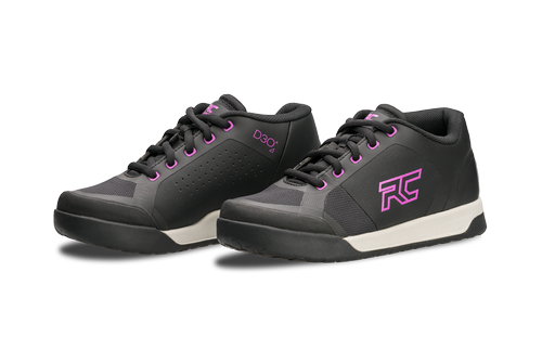 Damskie buty grawitacyjne rowerowe RIDE CONCEPTS Skyline | D3O | Rubber Kinetics DST 4.0 | MTB / ENDURO / DIRT / DH | FLAT | black / purple