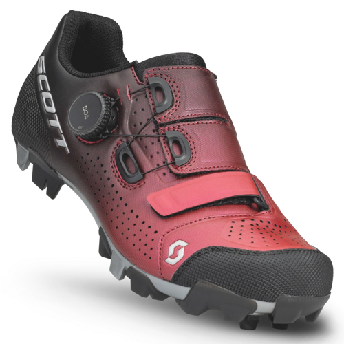 Damskie buty rowerowe  SCOTT MTB Team BOA Women's | black fade / metallic red