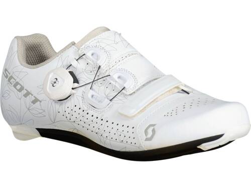 Damskie buty rowerowe szosowe SCOTT Road Team BOA Women's | matte white / silver