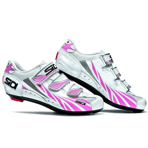 Damskie buty rowerowe szosowe SIDI Moon white / pink