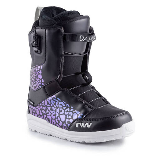 Damskie buty snowboardowe NORTWAVE Dahlia SLS TF black / iridescent