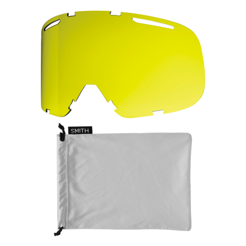 Damskie gogle narty / snowboard SMITH Riot White Vapor | 2 x SYBKA: ChromaPop Sun Platinum Mirror + Yellow