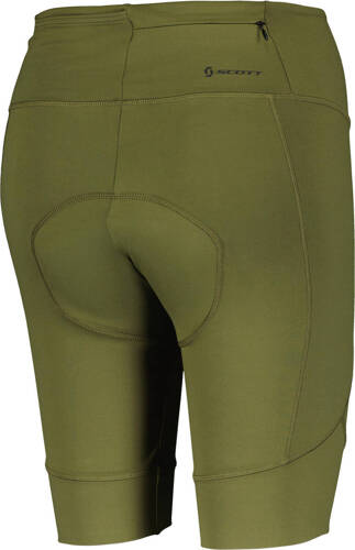 Damskie spodenki rowerowe z wkładką SCOTT Shorts W's Endurance 10 +++ fir green