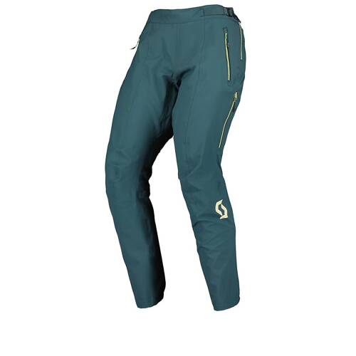 Damskie wodoodporne spodnie rowerowe SCOTT Pants W's Trail Storm WP | 3L | 10K/10K | aruba green