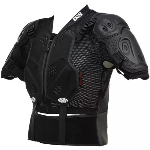 Dziecięca lekka zbroja żółwik IXS Hammer Jacket MTB ENDURO DH FR MX black | LIQUIDATION