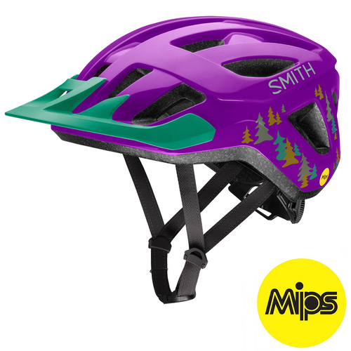 Dziecięcy / juniorski kask rowerowy SMITH Wilder Jr MIPS ® | MTB | purple pines